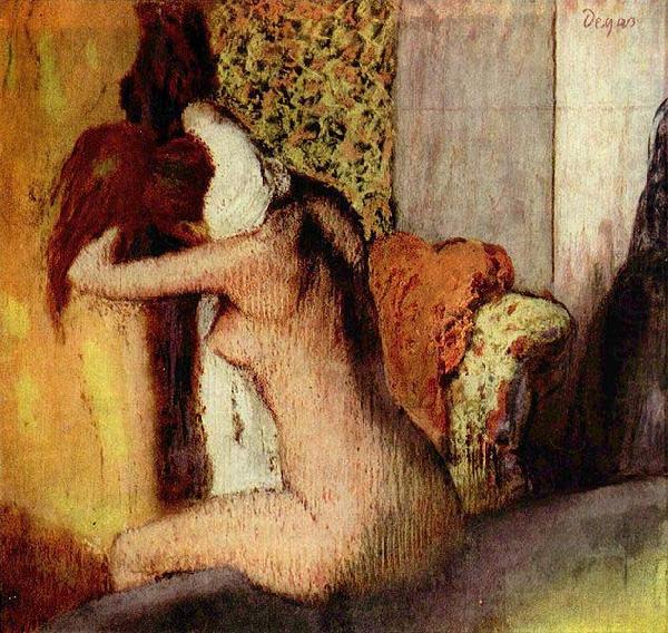 Edgar Degas After the Bath china oil painting image